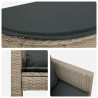 Sofa Ogrodowa 8 pcs Jasnoszary i ciemnoszary polirattan
