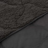 Letni Kołdra Antracyt 140 x 220 cm Mikrofibra i Fleece Teddy