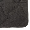 Letni Kołdra Antracyt 140 x 220 cm Mikrofibra i Fleece Teddy