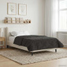 Zimowa Kołdra Antracyt 140 x 220 cm Mikrofibra i Fleece Teddy