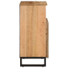 Szafka, 60x34x75 cm, lite surowe drewno mango