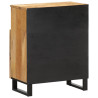 Szafka, 60x34x75 cm, lite surowe drewno mango
