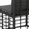 Sofa ogrodowa 4-osobowa bez podłokietników 4 pcs