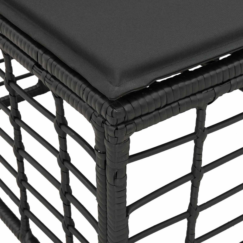 Sofa ogrodowa 4-osobowa bez podłokietników 4 pcs