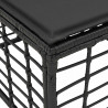 Sofa ogrodowa 4-osobowa bez podłokietników 4 pcs