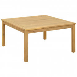 Stolik kawowy Jasna akacja 85 x 85 x 45 cm Lite Drewno Akacji