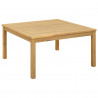 Stolik kawowy Jasna akacja 85 x 85 x 45 cm Lite Drewno Akacji