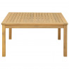 Stolik kawowy Jasna akacja 85 x 85 x 45 cm Lite Drewno Akacji