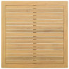 Stolik kawowy Jasna akacja 85 x 85 x 45 cm Lite Drewno Akacji
