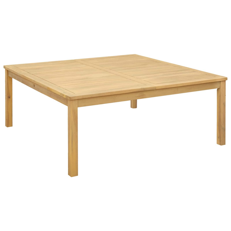 Stolik kawowy Jasna akacja 110 x 110 x 45 cm Lite Drewno Akacji