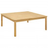 Stolik kawowy Jasna akacja 110 x 110 x 45 cm Lite Drewno Akacji