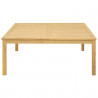 Stolik kawowy Jasna akacja 110 x 110 x 45 cm Lite Drewno Akacji