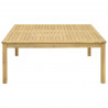 Stolik kawowy Jasna akacja 110 x 110 x 45 cm Lite Drewno Akacji