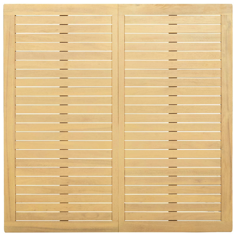 Stolik kawowy Jasna akacja 110 x 110 x 45 cm Lite Drewno Akacji