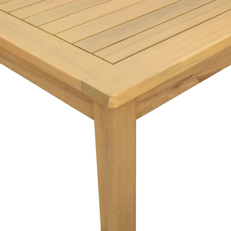 Stolik kawowy Jasna akacja 110 x 110 x 45 cm Lite Drewno Akacji