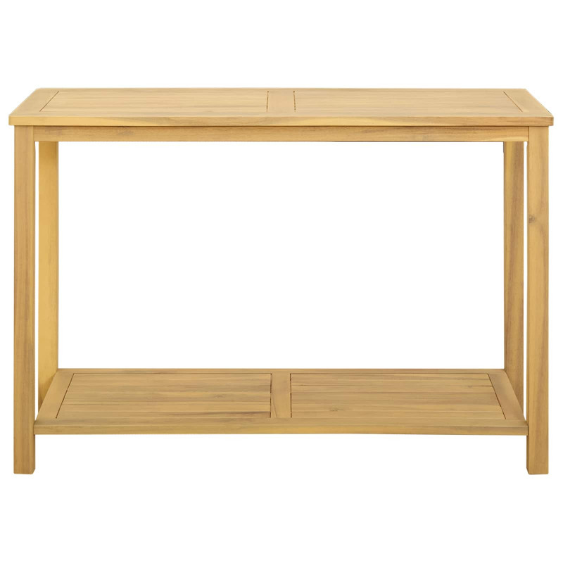 Stół konsolowy do ogrodu Jasna akacja 110 x 40 x 75 cm
