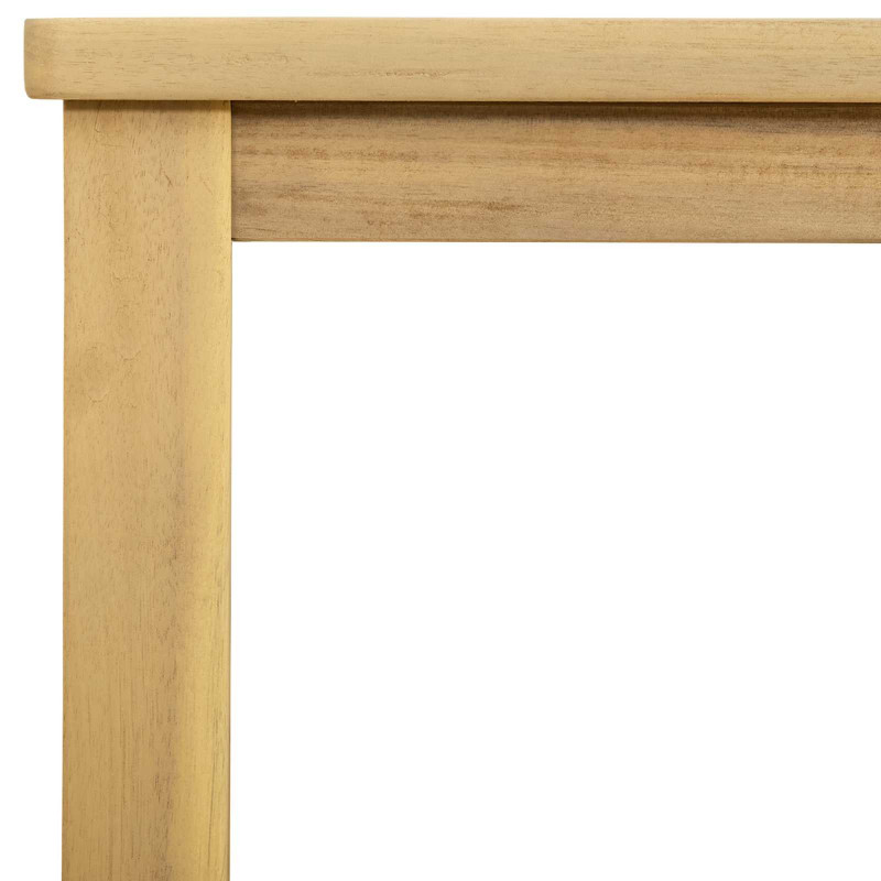 Stół konsolowy do ogrodu Jasna akacja 110 x 40 x 75 cm