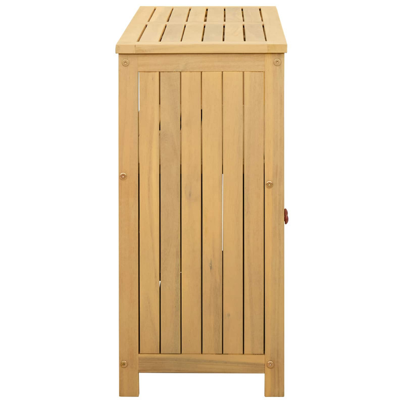 Stół konsolowy do ogrodu Jasna akacja 80 x 35 x 75 cm