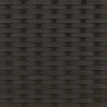 Krzesło Ogrodowe 2 pcs Czarny 56 x 64 x 94 cm Stal i poliester