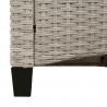 Ławka ogrodowa z poduszką 105 x 60 x 112 cm stal