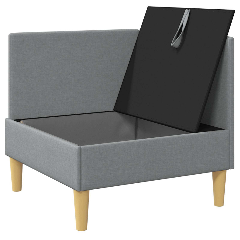 Sofa z miejscem do przechowywania tkanina