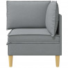 Sofa z miejscem do przechowywania tkanina
