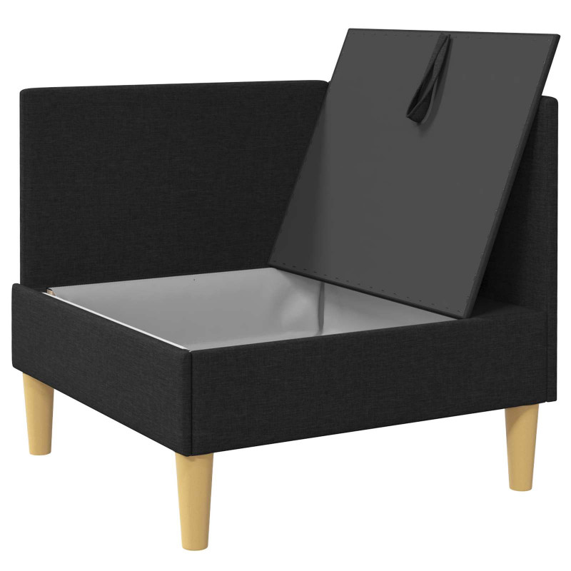 Sofa z miejscem do przechowywania tkanina