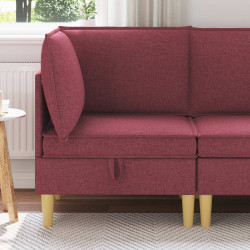 Sofa z miejscem do przechowywania tkanina