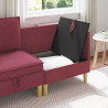 Sofa z miejscem do przechowywania tkanina
