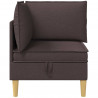 Sofa z miejscem do przechowywania tkanina