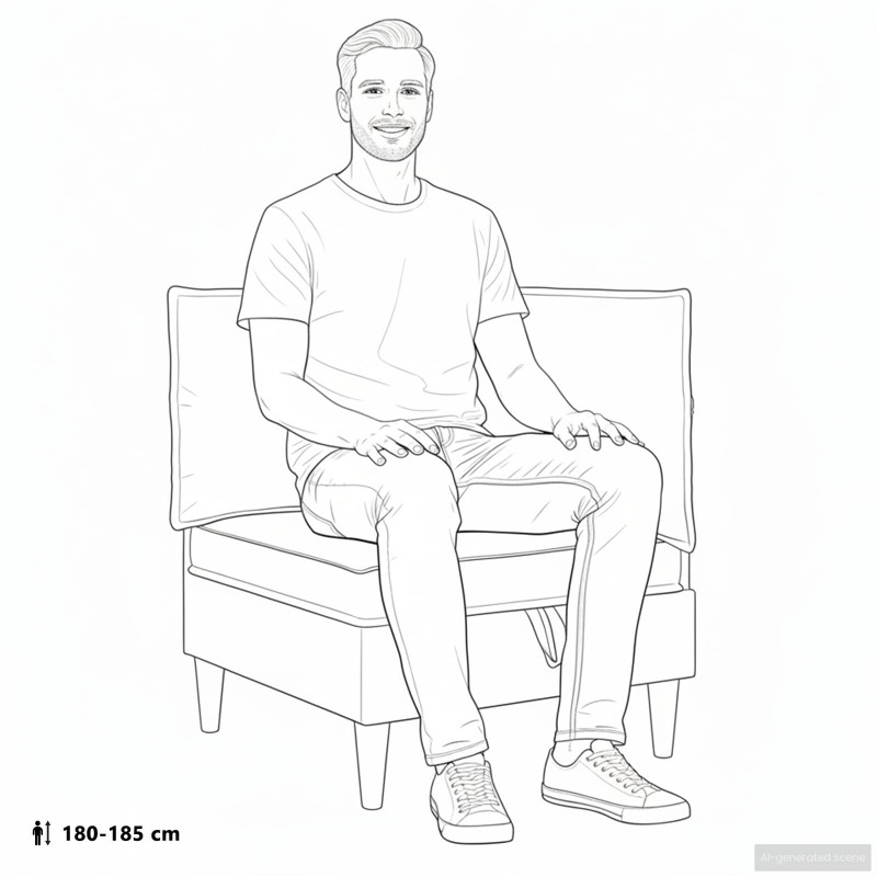 Sofa z miejscem do przechowywania tkanina