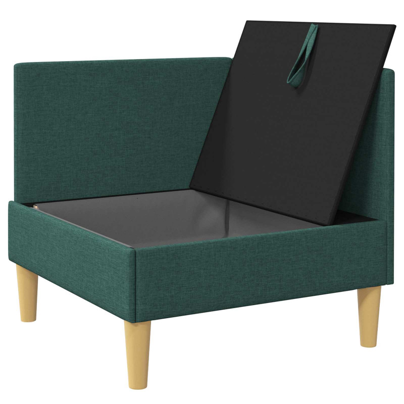 Sofa z miejscem do przechowywania tkanina