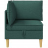 Sofa z miejscem do przechowywania tkanina