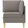 Sofa z miejscem do przechowywania tkanina
