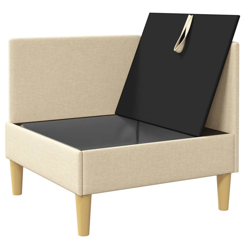 Sofa z miejscem do przechowywania tkanina