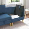 Sofa z miejscem do przechowywania tkanina