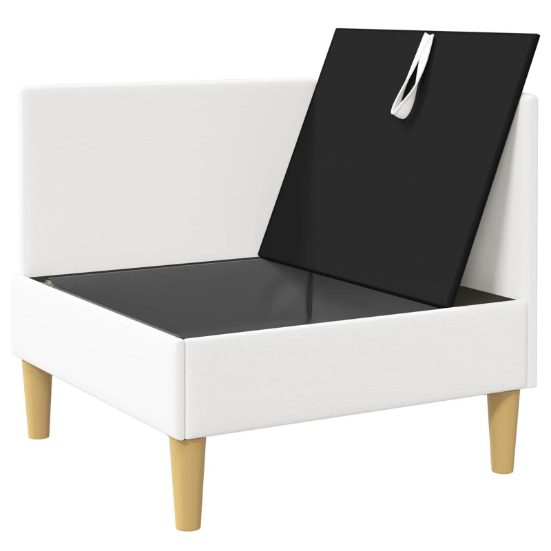 Sofa z miejscem do przechowywania tkanina