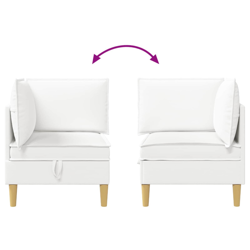 Sofa z miejscem do przechowywania tkanina