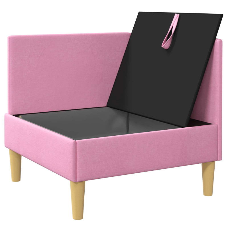 Sofa z miejscem do przechowywania tkanina