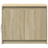 Szafka z LED, dąb sonoma, 72x34x61 cm, materiał drewnopochodny
