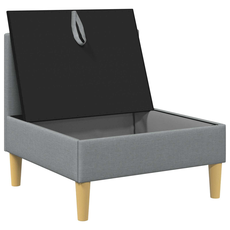 Sofa z miejscem do przechowywania tkanina