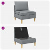 Sofa z miejscem do przechowywania tkanina
