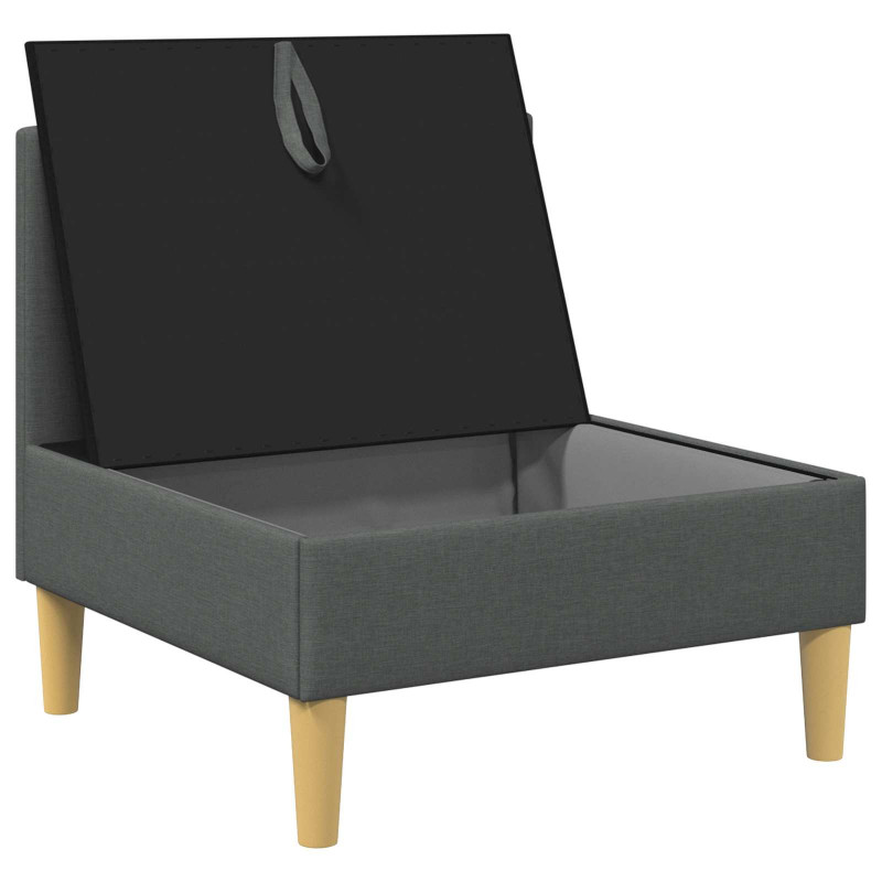 Sofa z miejscem do przechowywania tkanina