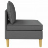 Sofa z miejscem do przechowywania tkanina