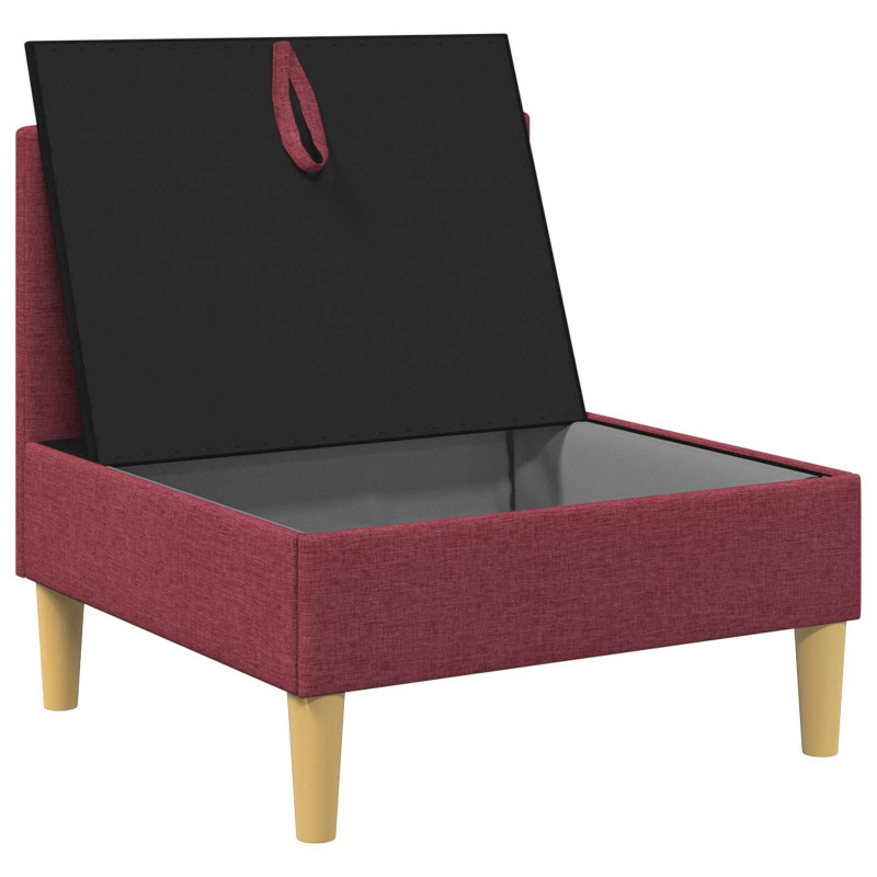 Sofa z miejscem do przechowywania tkanina