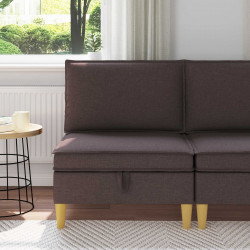 Sofa z miejscem do przechowywania tkanina