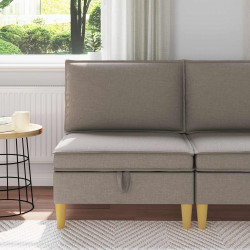 Sofa z miejscem do przechowywania tkanina