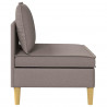 Sofa z miejscem do przechowywania tkanina