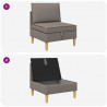 Sofa z miejscem do przechowywania tkanina