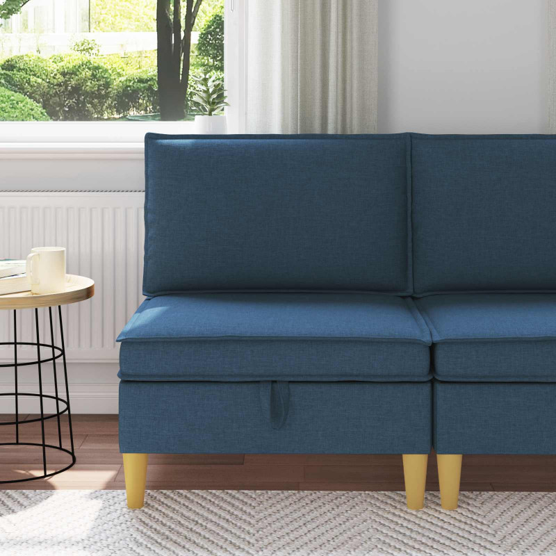 Sofa z miejscem do przechowywania tkanina